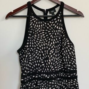NWOT MOSSIMO Skater scuba fabric high neck dress!